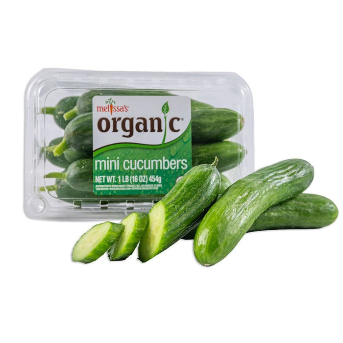 Image of  2 Pounds Organic Mini Cucumbers Vegetables