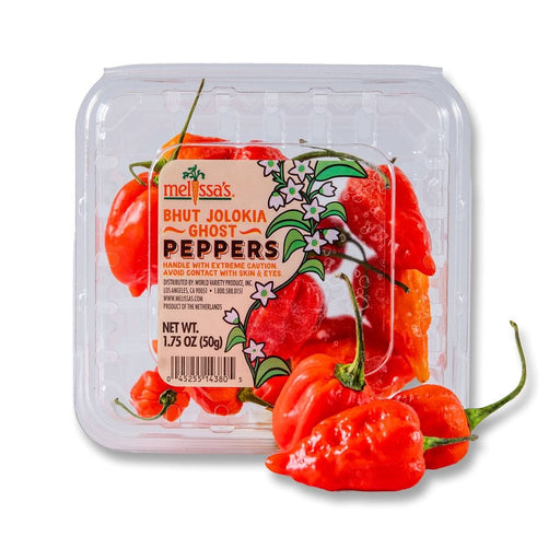 Image of  3 packages (1.75 Ounces each) Bhut Jolokia Peppers Vegetables