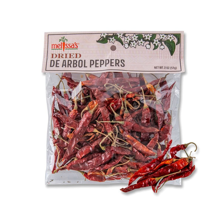 Image of  3 packages (2 Ounces each) Dried De Arbol Peppers (Don Enrique<sup>®</sup> Brand) Vegetables