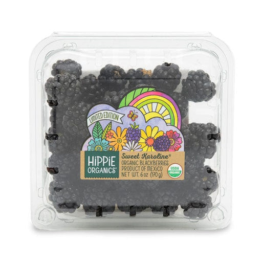 Image of  3 packages (6 Ounces each) Organic Sweet Karoline® Blackberries Fruit