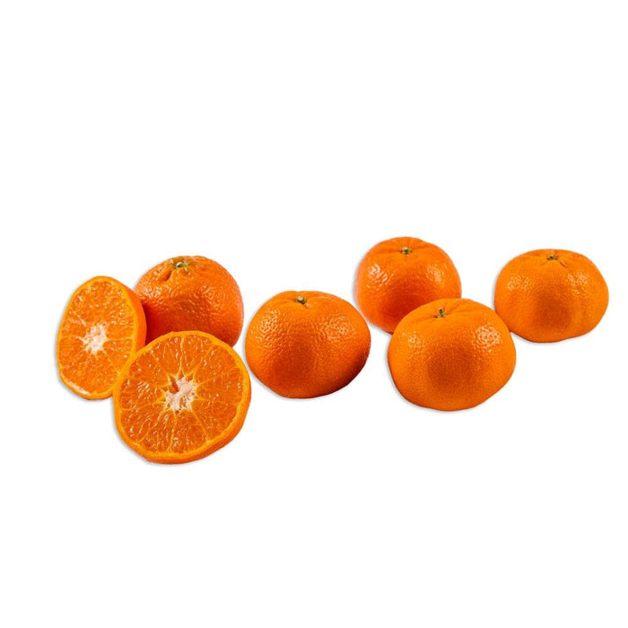 Nadorcott Mandarins on a white background