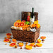 Image of  Bountiful Harvest Fruit & Wine Basket Other