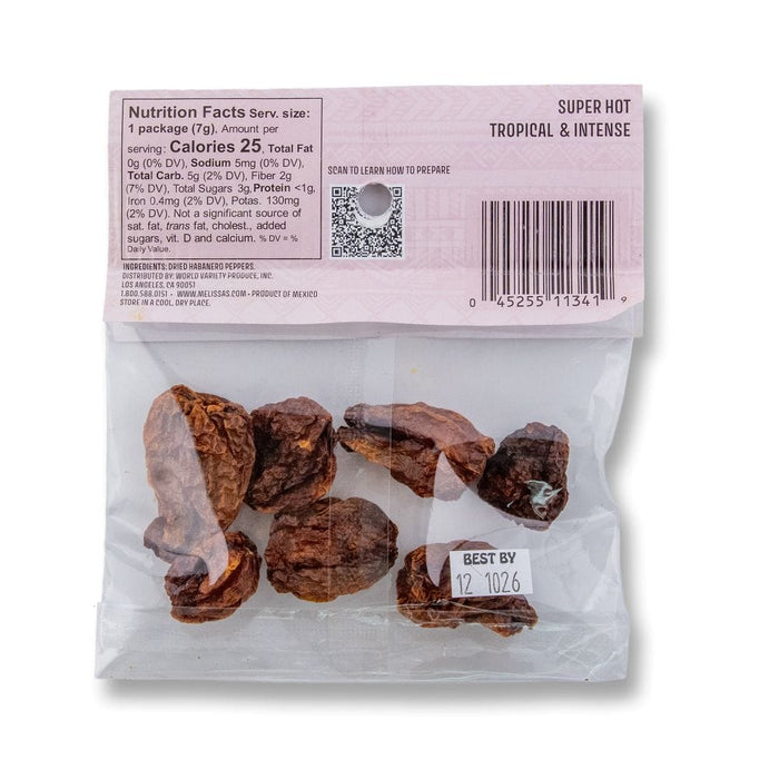 Image of  Dried Habanero Peppers Vegetables