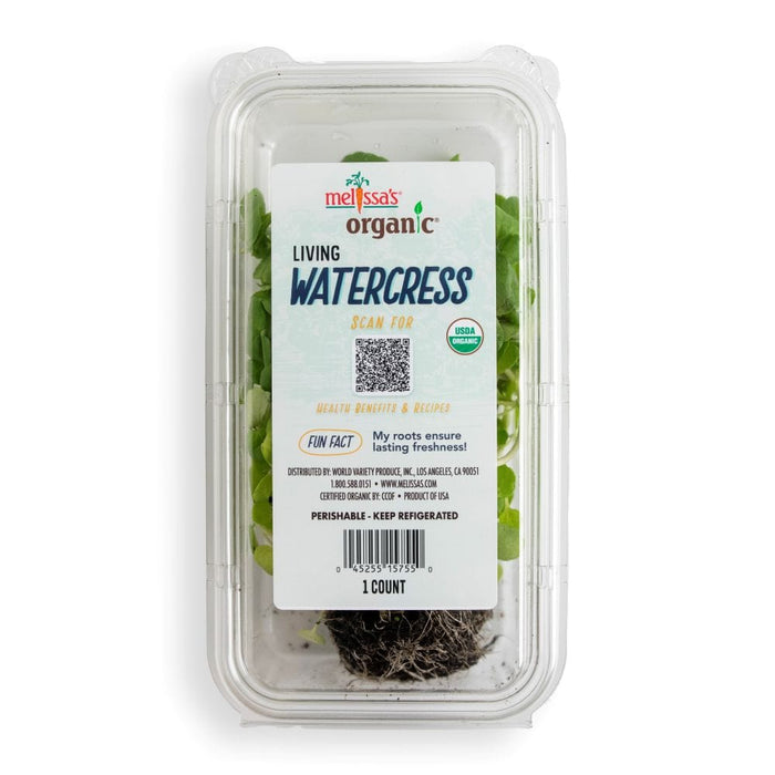 Image of  Organic Living Watercress Vegetables