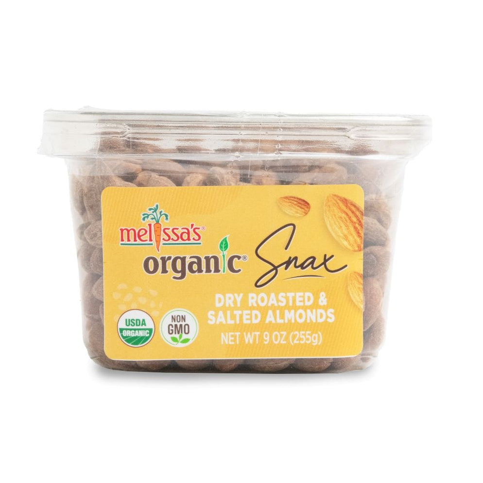 Organic Snax™ Dry Roasted & Salted Almonds — Melissas Produce