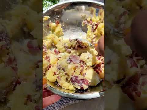 Smashed Baby Red Potatoes