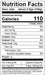 Image of  1 Pound Black Mission Figs Nutrition Facts Panel