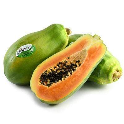 Image of  2 count (about 4.5 Pounds total) Organic Papayas Fruit