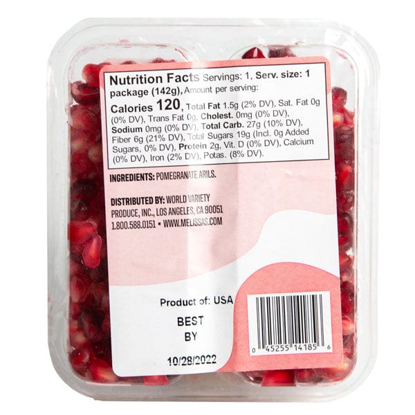 Image of  3 packages (5 Ounces each) Pomegranate Arils (5 oz.) Fruit