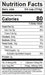 Image of  3 Pounds Baby Red Potatoes Nutrition Facts Panel