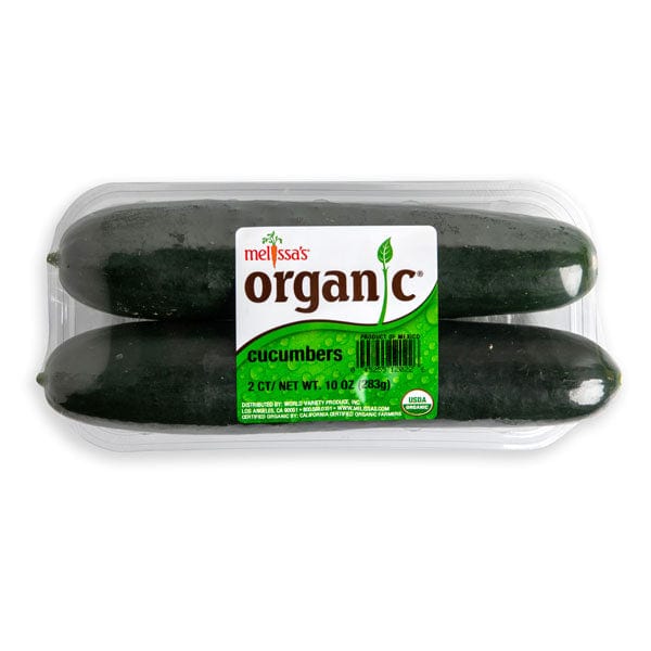 Image of  4 count (2.5 pounds) Organic Cucumbers Vegetables