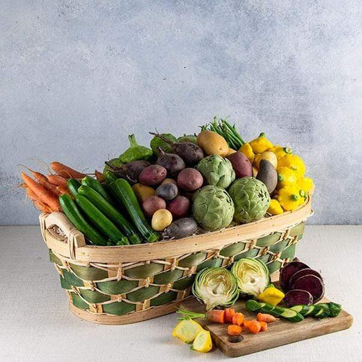 Image of  Add a knife to this item Baby Vegetables Basket Gifts