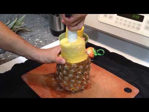 how to core a pineapple