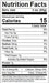 Image of  Cactus Leaves (Nopales) Nutrition Facts Panel