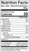 Image of  Chanterelle Mushrooms Nutrition Facts Panel