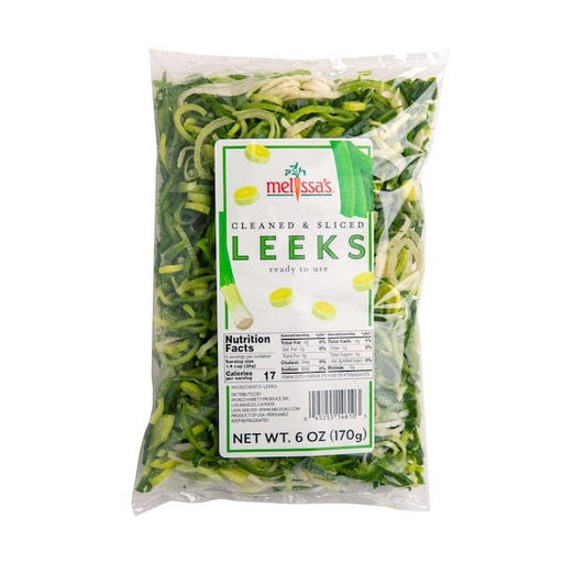 Image of  Cleaned and Sliced Leeks Vegetables