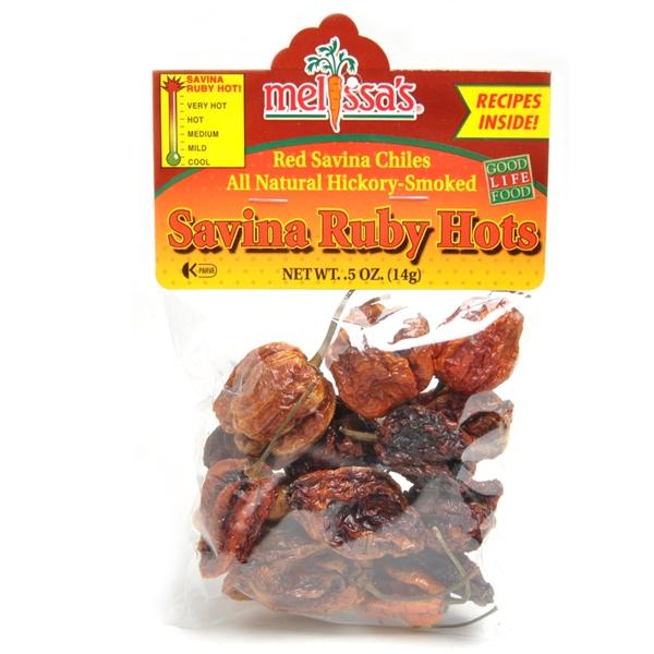 Image of  Dried Savina Ruby Hot Peppers Other