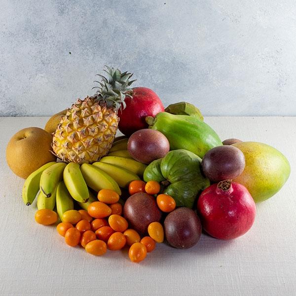 Image of  Exotic and Tropical Fruit Sampler Box Fruit