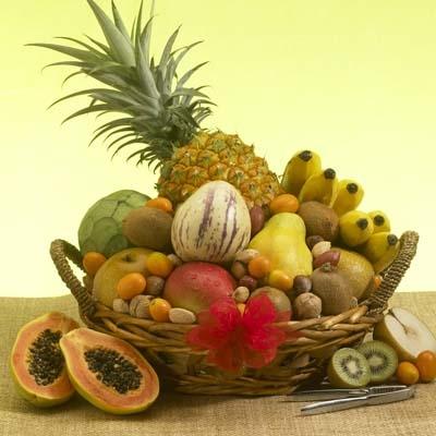 Image of  Exotic Centerpiece Basket Gifts