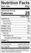 Image of  Fennel Bulbs Nutrition Facts Panel