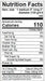 Image of  Garnet Sweet Potatoes Nutrition Facts Panel