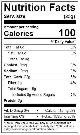 Image of  Hearts of Palm (Fresh) Nutrition Facts Panel