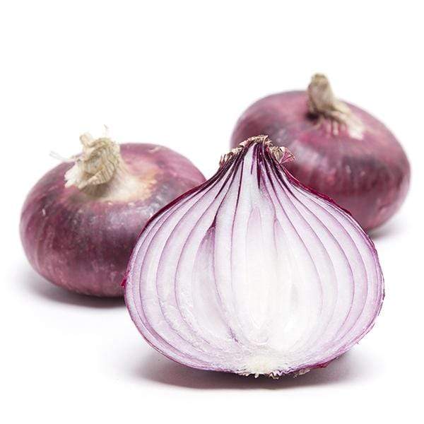 Fresh red onions
