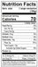 Image of  Le Grand Nectarines Nutrition Facts Panel