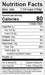 Image of  Long Stem Raspberries Nutrition Facts Panel