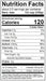 Image of  Organic Steamed Lentils Nutrition Facts Panel