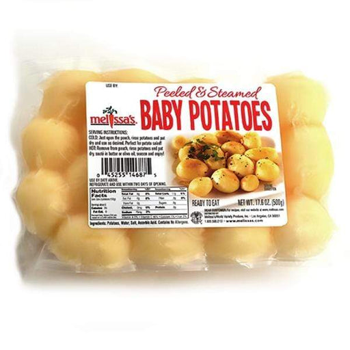Image of  Peeled and Steamed Baby Potatoes Vegetables