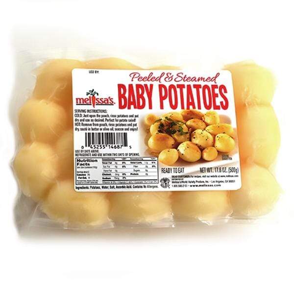 Image of  Peeled and Steamed Baby Potatoes Vegetables