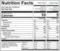 Image of  Pickled Jalapeno and Yellow Chile Nutrition Facts Panel
