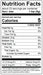 Image of Roasted Garlic 4 OZ Nutrition Facts Panel
