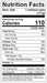 Image of  Starkrimson Pears Nutrition Facts Panel