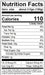 Image of  Striped Tiger Figs Nutrition Facts Panel