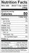 Image of  Tuscan Canteloupe Melon Nutrition Facts Panel